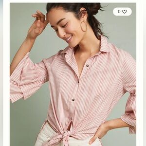 Aurora Striped Top | Anthropologie | Ella Moss